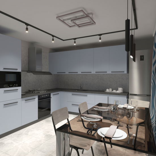 Трековый светильник спот поворотный Ritter Artline 55x87мм под лампу GU10 до 2.6м² пластик цвет чёрный