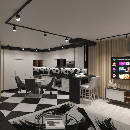 Трековый светильник спот поворотный Ritter Artline 55x87мм под лампу GU10 до 2.6м² пластик цвет чёрный