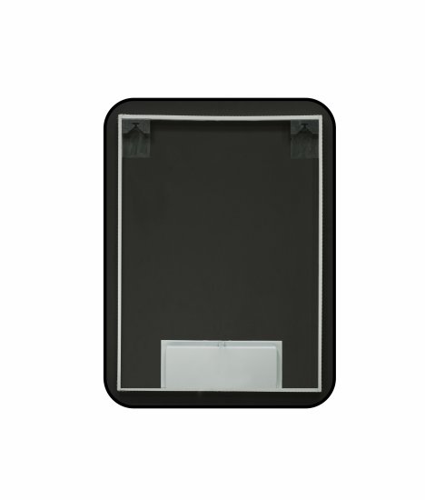 Зеркало для ванной Drive с подсветкой 60x80 см цвет черный