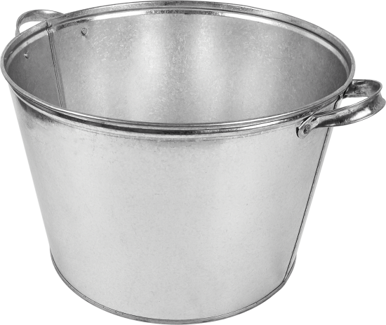 Бак для воды оцинкованный 20 л с крышкой