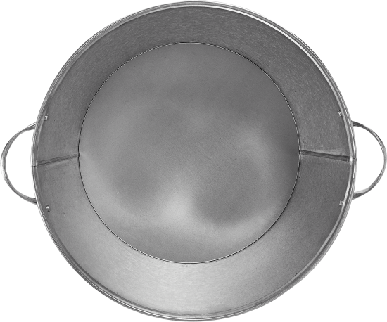 Бак для воды оцинкованный 20 л с крышкой