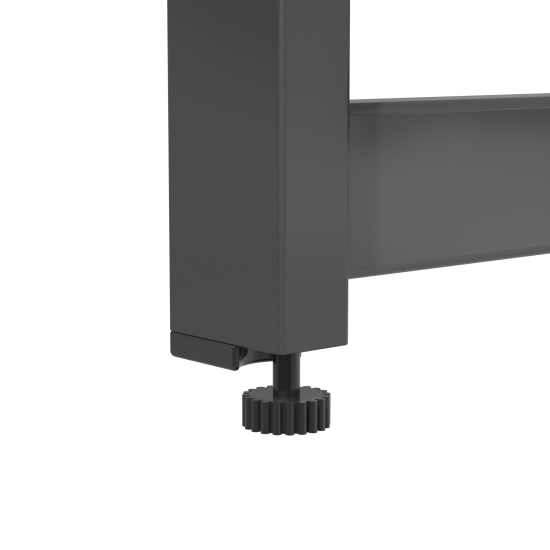 Набор обеденной мебели Naterial Compass сталь/пластик темно-серый: стол и 4 стула