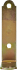 Уголок мебельный KWZ 75x75x18x1.5 желтый цинк