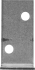 Угол крепежный равносторонний KUR 40x40x20x1.8