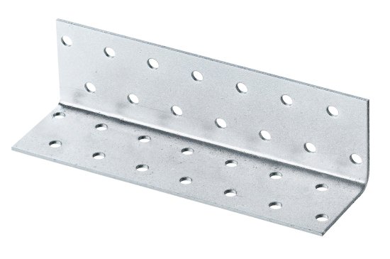 Угол крепежный равносторонний KUR 40x40x140x1.8