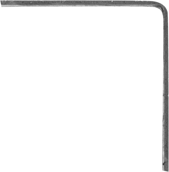 Угол крепежный равносторонний KUR 40x40x140x1.8