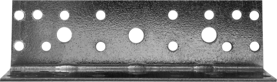 Угол крепежный равносторонний KUR 40x40x140x1.8