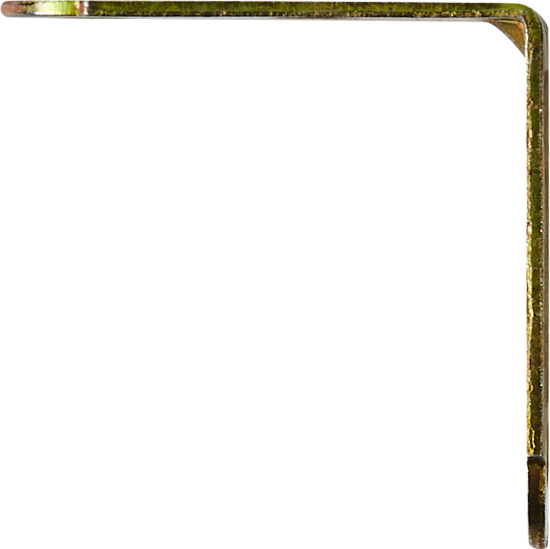 Уголок мебельный KWZ 40x40x17x1.5 желтый цинк