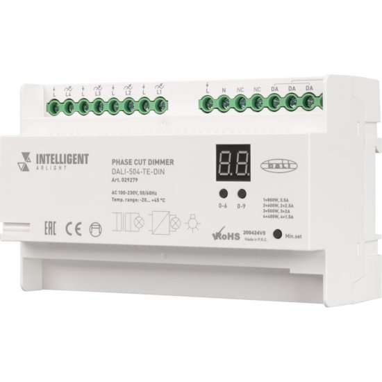 Диммер Arlight INTELLIGENT DALI-504-TE-DIN
