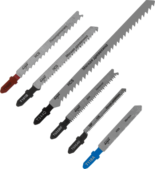 Набор пилок для лобзика универсальных Elitech 1820.086900, 6 шт.