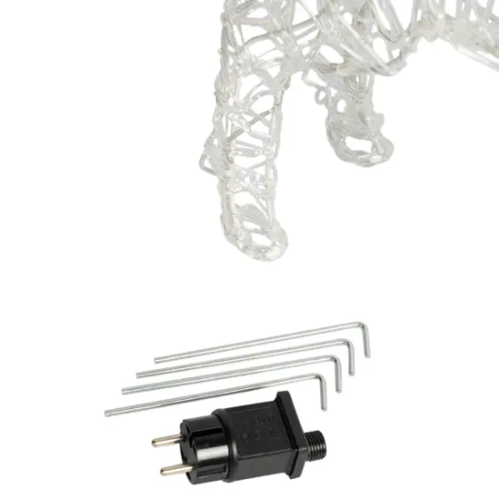 Фигура садовая светодиодная Christmas «Олень» h60 см свет цветной RGB