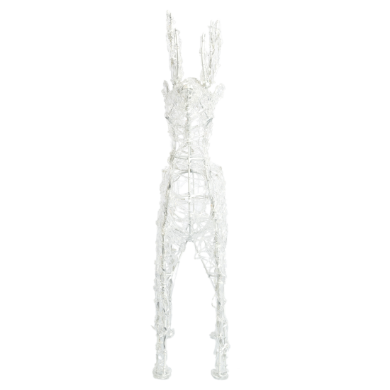 Фигура садовая светодиодная Christmas «Олень» h60 см свет теплый белый