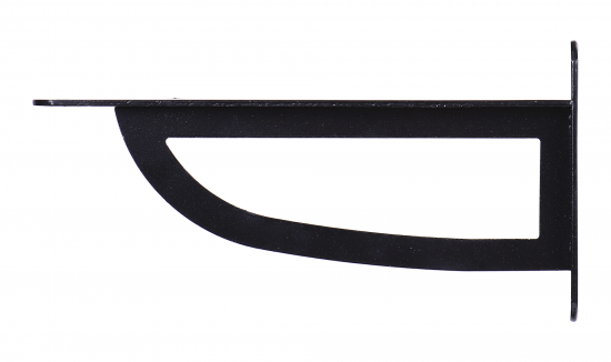 Кронштейн Larvij D-Wall 23x12 см сталь нагрузка до 50 кг цвет чёрный