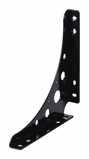 Кронштейн Larvij 20x20 см сталь нагрузка до 25 кг цвет чёрный