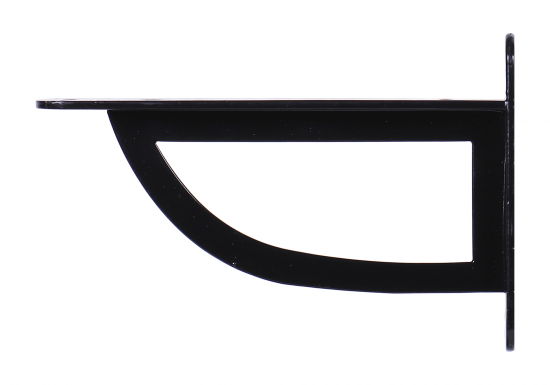 Кронштейн Larvij D-Wall 18x12 см сталь нагрузка до 50 кг цвет чёрный