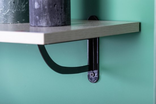 Кронштейн Larvij D-Wall 18x12 см сталь нагрузка до 50 кг цвет чёрный