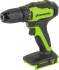 Дрель-шуруповерт аккумуляторная бесщеточная Greenworks GD24DD35 3704007, 24 В Li-Ion, без АКБ и ЗУ