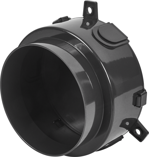 Коробка для люка в пол Экопласт D155 мм под бетон пластик цвет черный