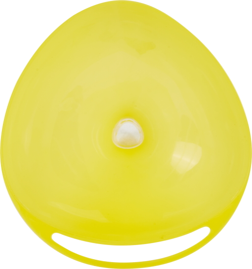 Воронка средняя ø13.5 см пластик желтый