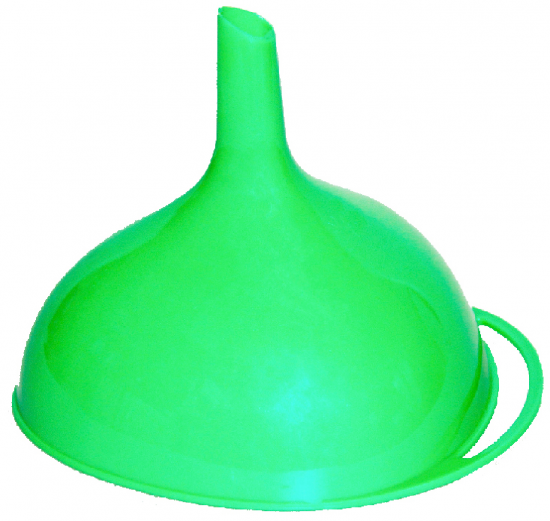 Воронка большая ø16.5 см пластик зеленый