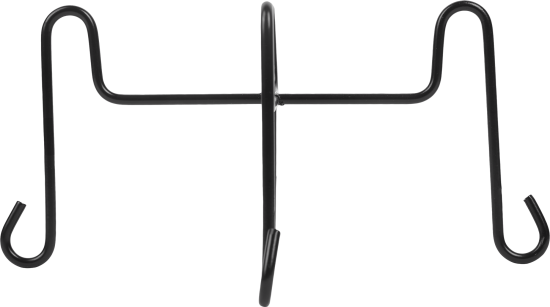 Подставка под лимонадник 17.5x17.5x12.5 см металл черный