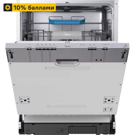 Встраиваемая посудомоечная машина Midea MID60S130i 60см 5 программ цвет серебристый