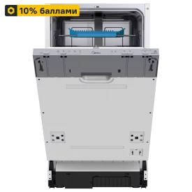 Встраиваемая посудомоечная машина Midea MID45S130i 45см 5 программ цвет серебристый
