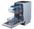 Встраиваемая посудомоечная машина Midea MID45S130i 45см 5 программ цвет серебристый