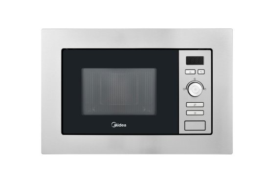 Микроволновая печь Midea AG820BJU-SS встраиваемая 20 л 34.4x59.5x38.8 см механическое управление цвет нержавеющая сталь