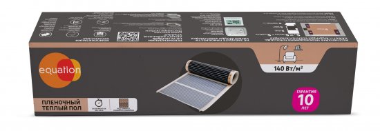 Теплый пол пленочный Equation 3 140Вт/м2