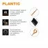 Лопата для уборки снега Plantic Snow Light 12002-01 54.5x150 см с алюминиевым черенком