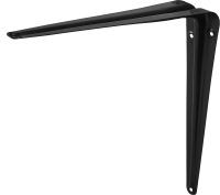 Кронштейн Normo 25x30 см нагрузка до 20 кг цвет черный