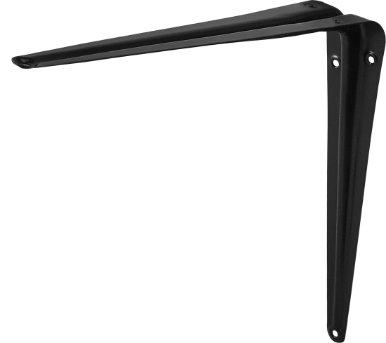 Кронштейн Normo 25x30 см нагрузка до 20 кг цвет черный