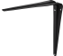 Кронштейн Normo 25x30 см нагрузка до 20 кг цвет черный