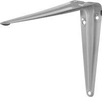 Кронштейн Normo 20x25 см нагрузка до 18 кг цвет серый