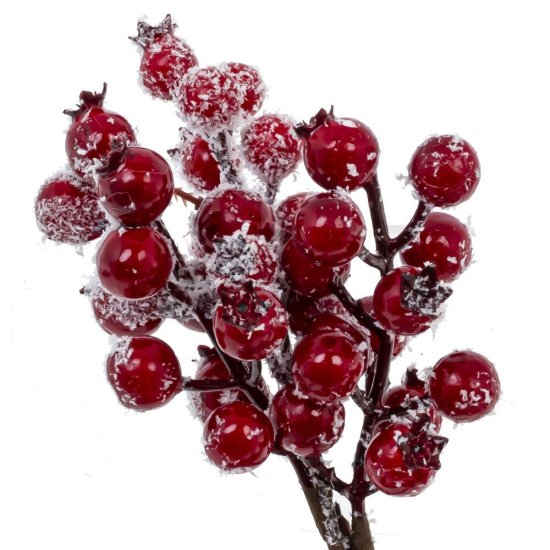 Новогоднее украшение Гирлянда рождественская 22x120 см цвет красный