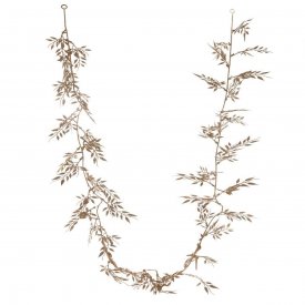 Новогоднее украшение Гирлянда 10x175 см цвет золотой