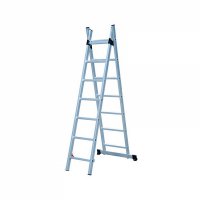 Универсальная двухсекционная лестница Biber 98427