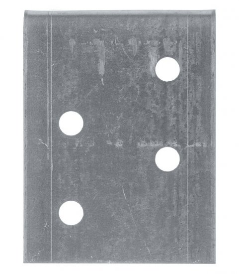 Уголок фиксирующий для дверного профиля UA-75A 2 мм