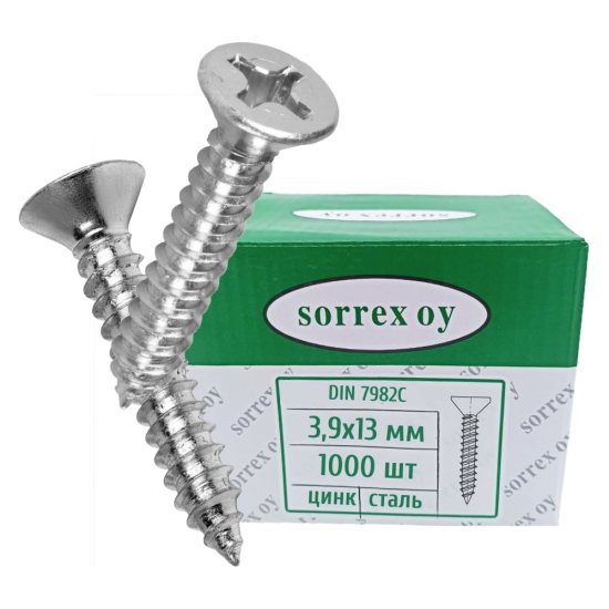 Саморез SORREX 7982C-ZN-M3.9X13