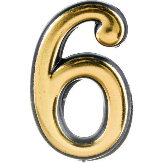 Дверная цифра Левша 6