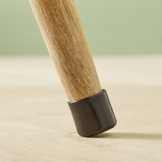 Насадка пластик 30 мм, цвет черный, 4 шт.