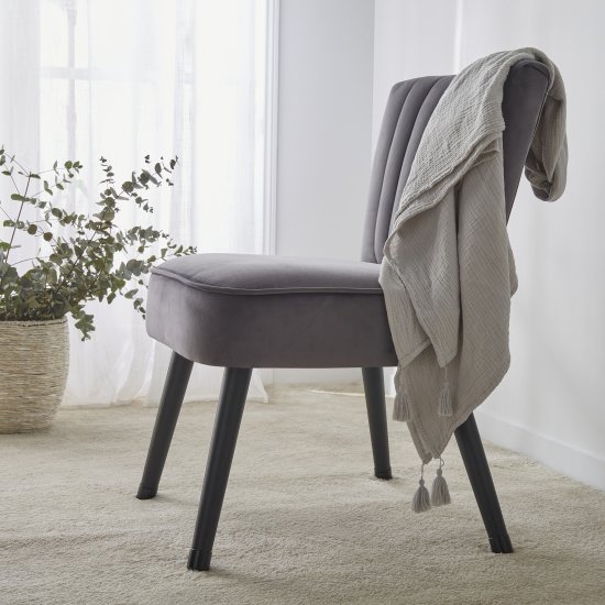 Насадка пластик 30 мм, цвет черный, 4 шт.