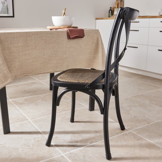 Насадка пластик 30 мм, цвет черный, 4 шт.