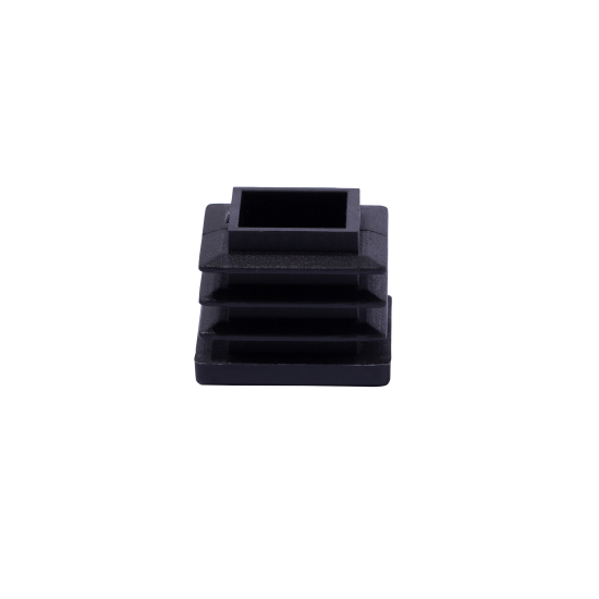 Насадка пластик 21x21 мм, цвет черный, 4 шт.