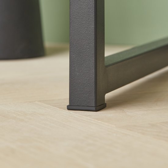 Насадка пластик 21x21 мм, цвет черный, 4 шт.