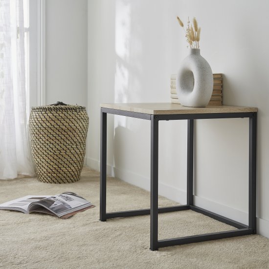 Насадка пластик 21x21 мм, цвет черный, 4 шт.