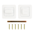 Фиксатор под ручки Armex WC-2207-WM цвет матовый белый