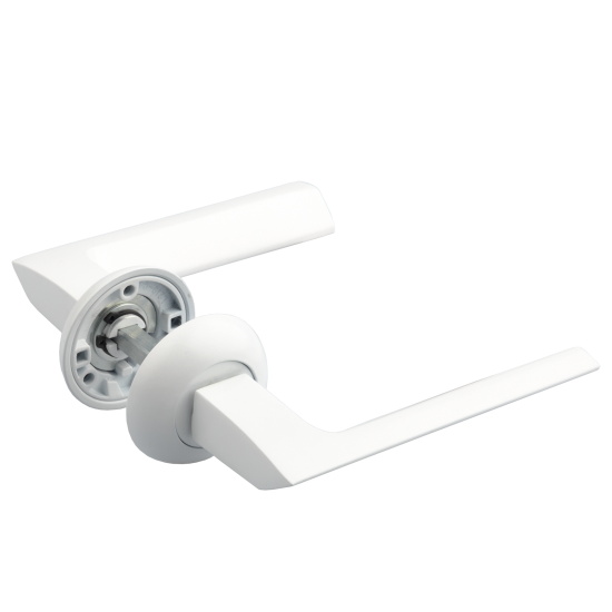 Дверные ручки Armex H-14105-А-WM без запирания цвет матовый белый