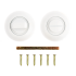 Фиксатор под ручки Armex WC-1403-WM цвет матовый белый